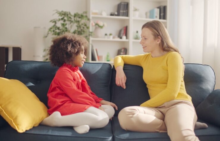 Child in Self-Isolation Discuss the situation with your child